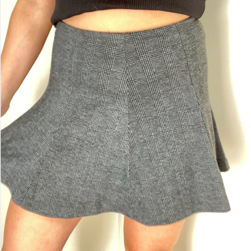 Banana Republic Plaid Skater Skirt
